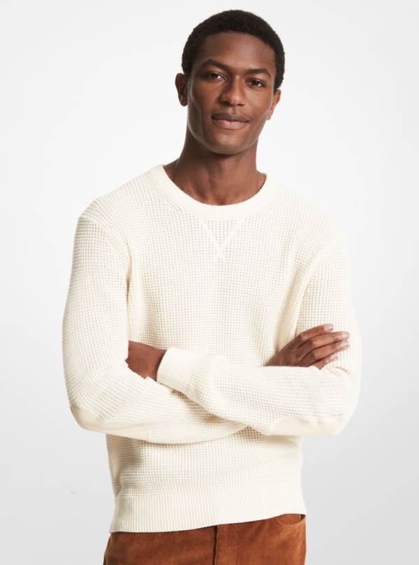 Panske Svetre Michael Kors Waffle Knit Leopardie - Oblecenie Michael Kors Sleva | QKVEC-7013